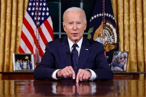 Biden, in Oval Office speech, says US 'holds the world together' amid ...