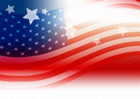 USA flag background design | Pre-Designed Illustrator Graphics ...