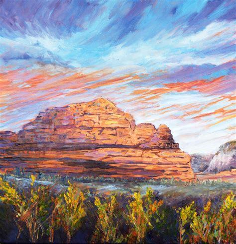 Sedona Painting Wall Art Printsedona Paintings in | Etsy