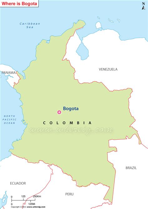 Where is Bogota Located, Location Map of Bogota