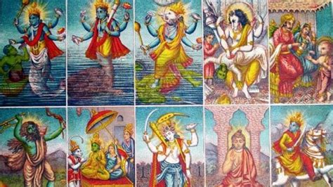 Dashavatar: Names of 10 Avatars Of Vishnu with Details - YouTube