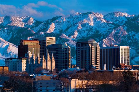 Salt Lake City Skyline Photograph by Utah Images