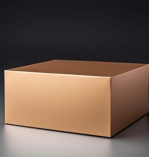 Premium AI Image | brown cardboard box