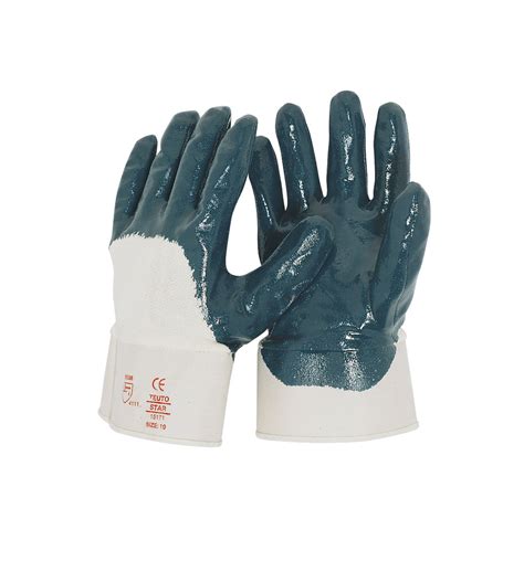 Nitrile Gloves, Category II, Size 10.5, blue, 12 pairs per pack