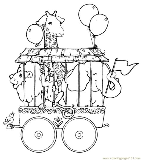 Circus Train Coloring Pages - Free Printable Coloring Pages | Free ...