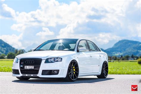 Audi RS4 B7 White Vossen CVT | Audi rs4, Audi, Audi car models