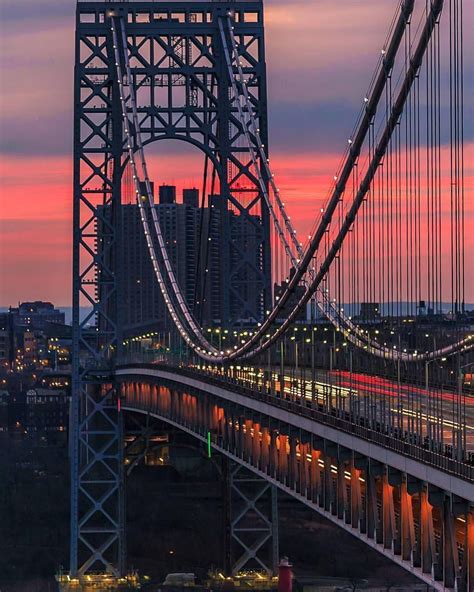 sunrise at the george washington bridge - Google Search | George ...