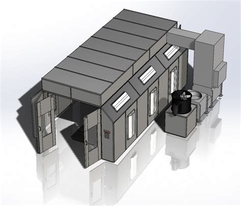 NEW! Heated Full Downdraft Booth. : Paint-Booths.com