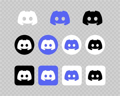 Discord Logo Icons editorial collection 6892627 Vector Art at Vecteezy