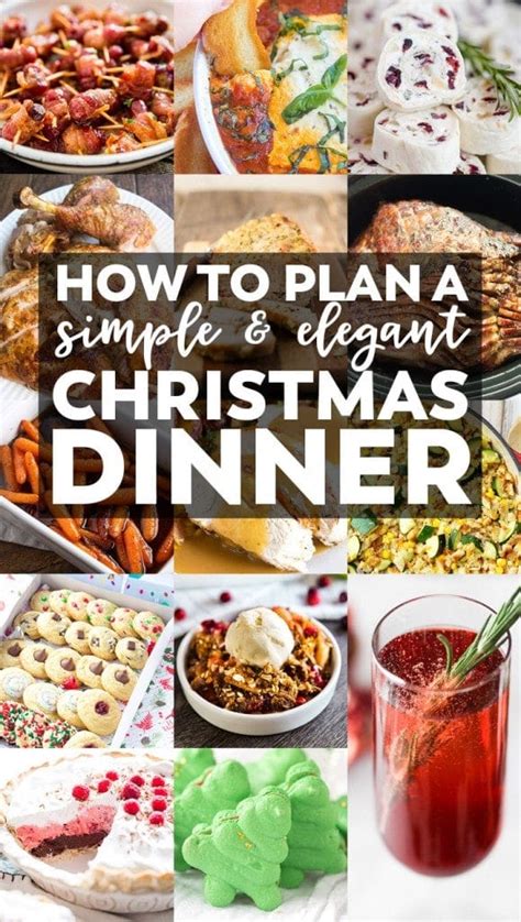 How to Plan a Simple & Elegant Christmas Dinner Menu