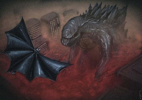 Batman and Godzilla by Algiark on DeviantArt