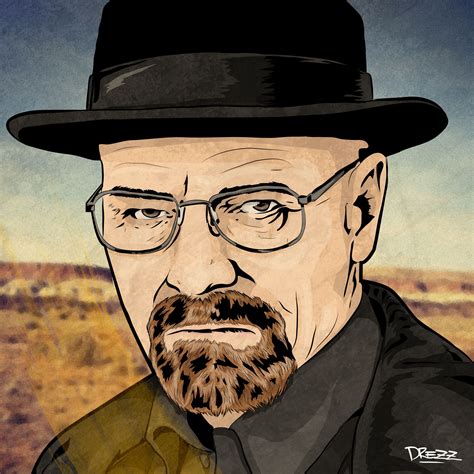 Walter White Heisenberg Drawing