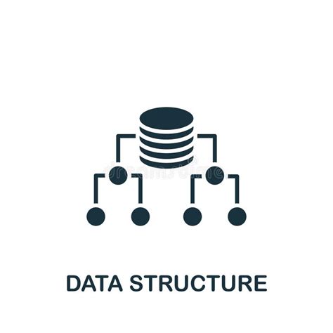 Data Structure Icon. Monochrome Simple Sign from Data Analytics ...