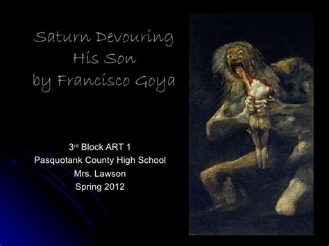 Saturn devouring his son