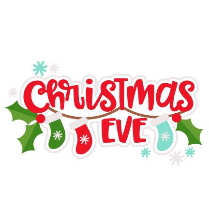 Clipart Christmas Eve - Christmas Eve Cliparts Transparent Christmas ...