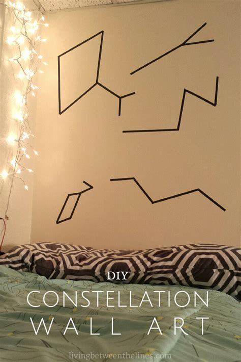 DIY Constellation Wall Art - Living Between the Lines