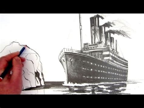 How to Draw the Titanic: Pencil Drawing - YouTube