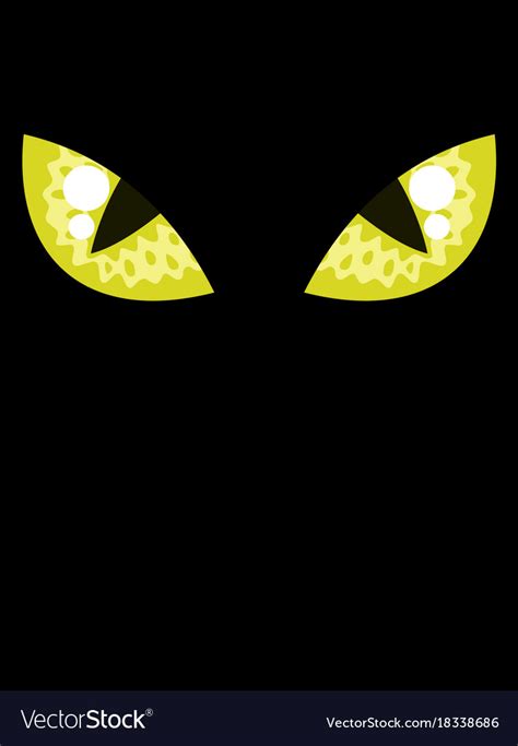 Cat eyes Royalty Free Vector Image - VectorStock