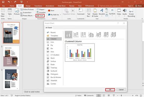 Metodo per inserire un grafico in PowerPoint