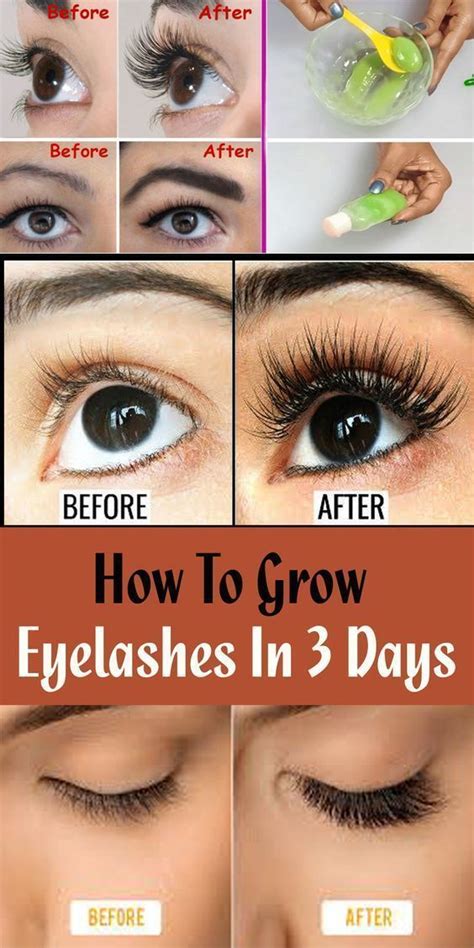 How To Grow Eyelashes In 3 Days Easily | Wellness Blog | How to grow ...