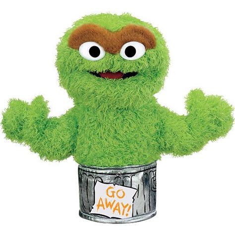 Gund 11 inch Oscar Grouch Hand Puppet - FAO Schwarz® | Hand puppets ...