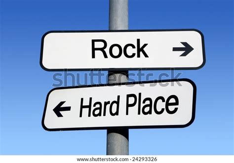 Between Rock Hard Place Stock Photo (Edit Now) 24293326