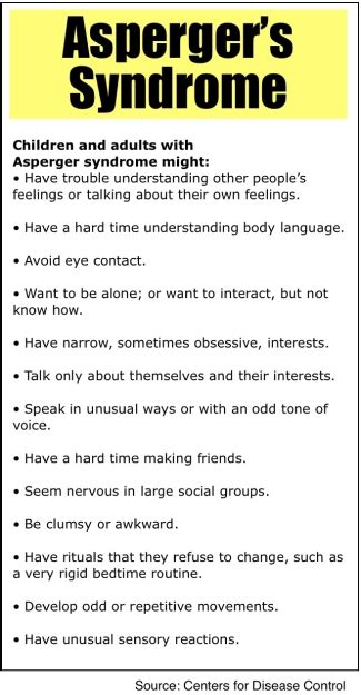 Asperger Syndrome: Symptoms, Detection, Possible Causes and Therapies