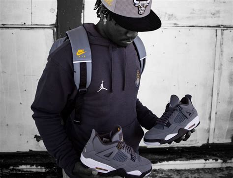 Cool Grey Air Jordan 4 Outfit Hat Match | SneakerFits.com