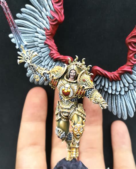 Sanguinius Primarch of Blood Angels by Maciej Wytrychowski · Putty&Paint