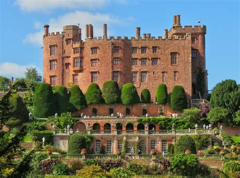 Powis Castle, Wales. Built around 1200 - it is now the residence of the ...