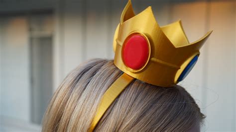 Princess Peach Tiara Costume – Crown, headband, broach and earrings by ...