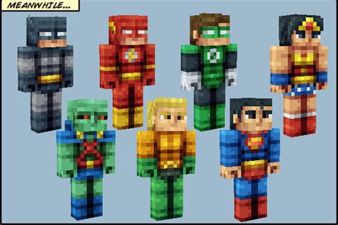 Superman - Justice League Minecraft Skin