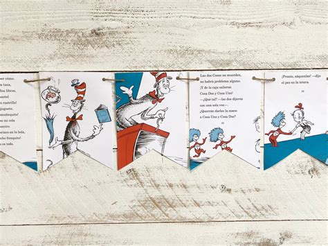 El Gato Ensombrerado Book Page Banner the Cat in the Hat Spanish ...