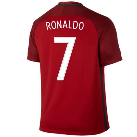 Portugal football team Home shirt 2016/17 Ronaldo 7 - Nike ...