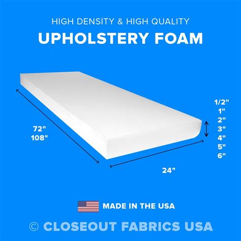 Upholstery Foam Density Chart - nor-artistepeintre