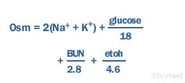 Osmolality (calculated) Equation Page :: MediCalculator ::: ScyMed