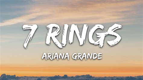 Ariana Grande - 7 rings (Lyrics)