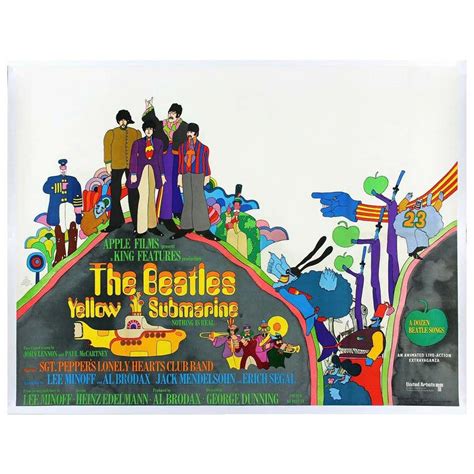 Yellow Submarine Film Poster For Sale at 1stdibs