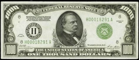 U.S. $1000.00 Bill (Very Fine) - International Currency, LLC