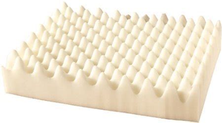 Vaunn Medical Egg Crate Convoluted Foam Mattress Pad - 2.5" Thick ...