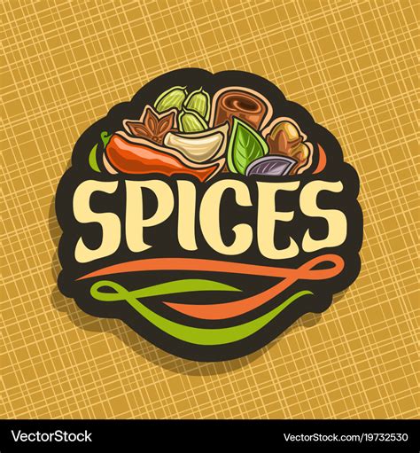 Logo for spices Royalty Free Vector Image - VectorStock