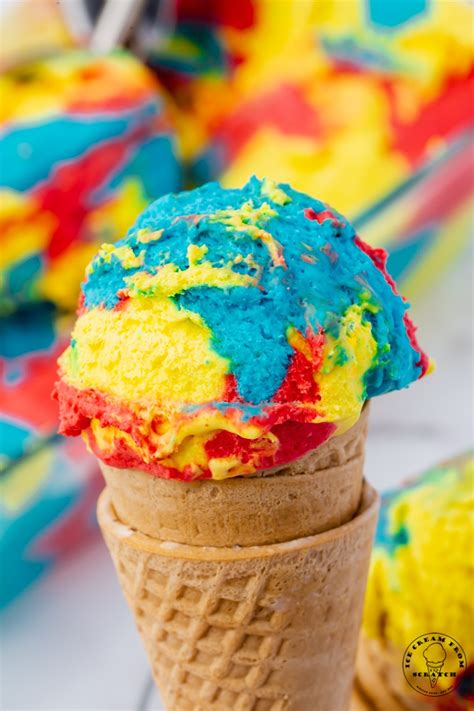 Easy Superman Ice Cream Recipe - Ice Cream From Scratch