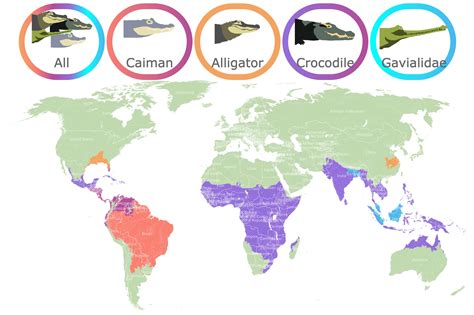 Crocodile Habitat Map