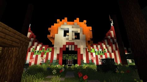 Carnival of Fears. Halloween MCPE map. - All for Minecraft PE game