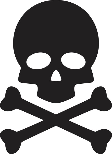 skull and crossbones icon. skull design icon. danger symbol. poison ...