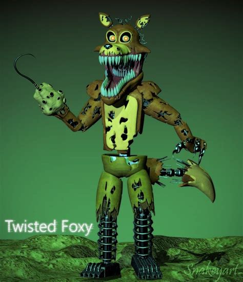 Twisted Foxy was created by William Afton, and tried to kill Charlie in ...