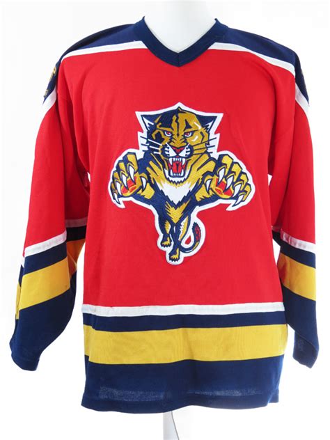 Vintage Florida Panthers CCM Red Hockey Jersey Large - 5 Star Vintage