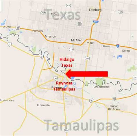 Hidalgo, Texas – Reynosa, Tamaulipas Border Crossing - Drive Mexico ...