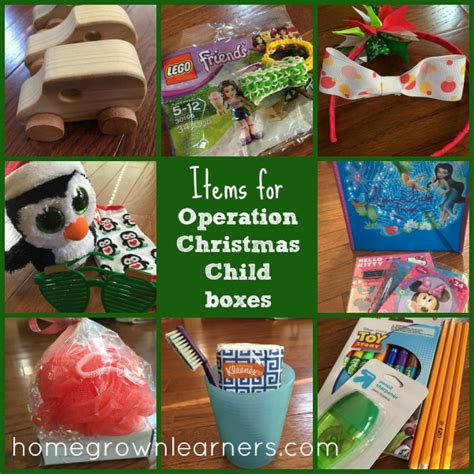 20 Items to Pack in Operation Christmas Child boxes — Homegrown Learners