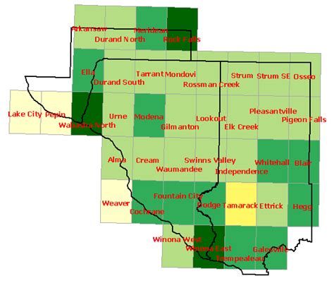 WBBA, Region 11 Quad Map